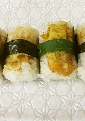 ♬天むすとカレーむす♡♥mittu風-レシピのメイン写真