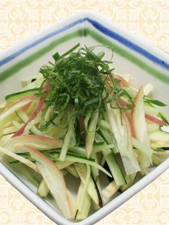 なす、きゅうり、みょうがの千切りサラダ-レシピのメイン写真