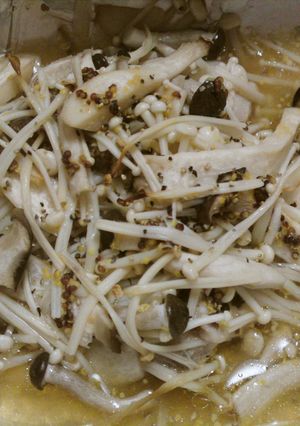 きのこマスタードホイル焼き-レシピのメイン写真