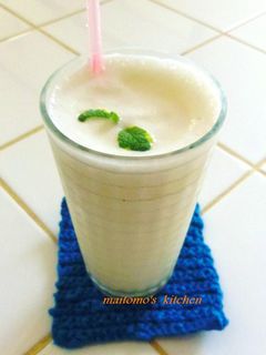 缶詰・牛乳・氷でシェイク-レシピのメイン写真