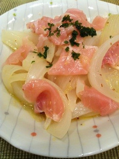 玉ねぎと生ハムのレモンマリネ-レシピのメイン写真