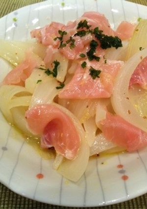 玉ねぎと生ハムのレモンマリネ-レシピのメイン写真