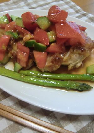鶏胸肉のサラダ仕立て風★-レシピのメイン写真