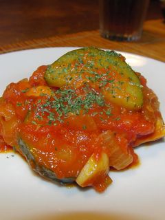 塩さばのズッキーニトマト煮込み-レシピのメイン写真