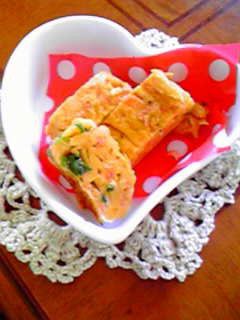お弁当に♪小えびとネギの卵焼き☆-レシピのメイン写真