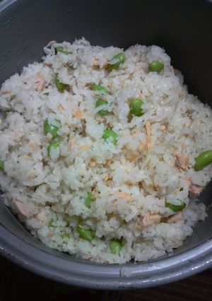 鮭と枝豆の混ぜごはん-レシピのメイン写真