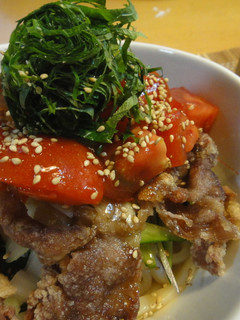 ☆カリカリ豚のサラダうどん☆-レシピのメイン写真