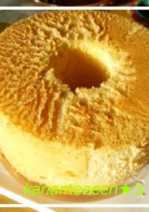 ふわふわ　ノンオイル　メープルシフォン♥-レシピのメイン写真