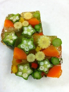 野菜のテリーヌ夏野菜のオクラが♡-レシピのメイン写真