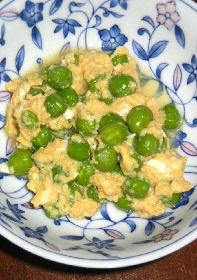 えんどう豆の卵とじ-レシピのメイン写真