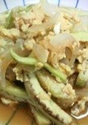 ナスの卵とじ-レシピのメイン写真