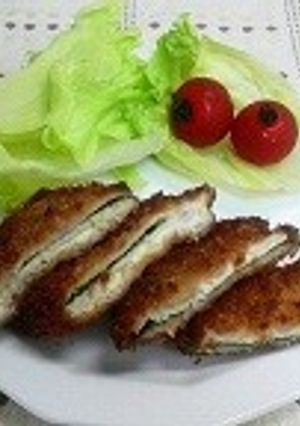 大葉とチーズを挟んだトンカツ-レシピのメイン写真