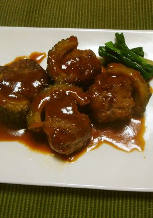 ゴーヤの肉詰め-レシピのメイン写真