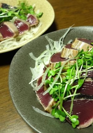 家で焼くとウマイ!かつおたたき-レシピのメイン写真