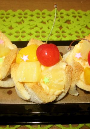 食パンでカップケーキ-レシピのメイン写真
