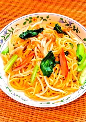 😊簡単♪納豆のたれでだし醤油焼きそば😊-レシピのメイン写真