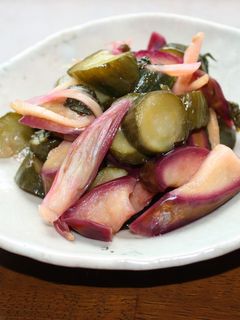 レンジでしば漬け★直ぐ食べられる-レシピのメイン写真