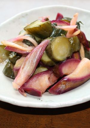 レンジでしば漬け★直ぐ食べられる-レシピのメイン写真