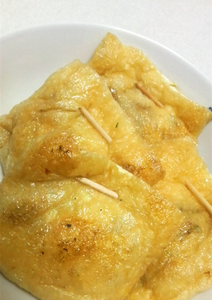 簡単☆しそとなるとの油揚げの包み焼き-レシピのメイン写真