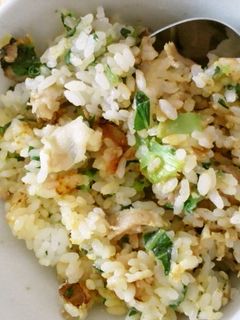 青梗菜と豚肉のチャーハン-レシピのメイン写真