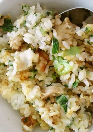 青梗菜と豚肉のチャーハン-レシピのメイン写真
