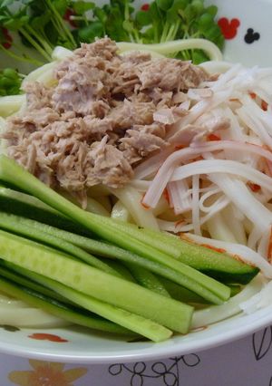 さっぱりツナサラダうどん♪-レシピのメイン写真