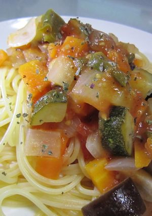夏野菜☆カポナータのパスタ-レシピのメイン写真