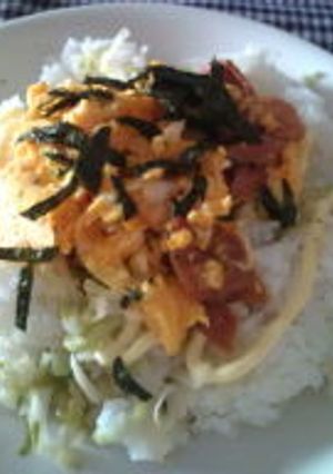 ＜覚書＞お麩丼-レシピのメイン写真