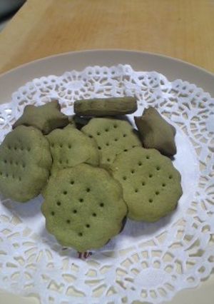 ダイエットによし!豆乳クッキー(抹茶)-レシピのメイン写真