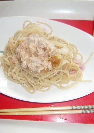 ツナ　おろしパスタ-レシピのメイン写真