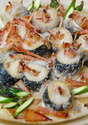 いわしのパン粉ベーコン巻き焼き-レシピのメイン写真