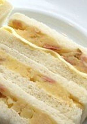 マヨが主張しない！ベーコンポテトサンド-レシピのメイン写真
