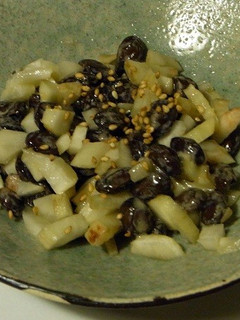かんたん♪黒豆納豆の菊芋和え-レシピのメイン写真