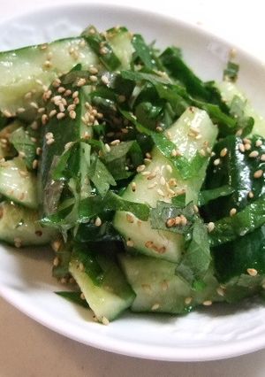 ●大葉・胡瓜●-レシピのメイン写真