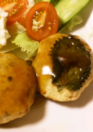 ヘルシー＆カサ増しおからｄｅつくねバーグ-レシピのメイン写真