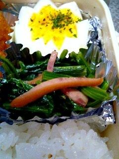 ほうれん草とウインナーの炒め物お弁当用♡-レシピのメイン写真