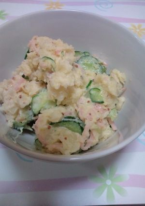 うちの簡単ﾚﾝﾁﾝ!ﾎﾟﾃﾄｻﾗﾀﾞ♪-レシピのメイン写真