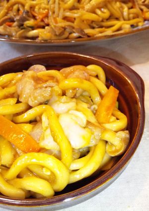 やみつき☆ソースでホルモン焼きうどん-レシピのメイン写真