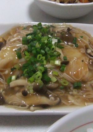 白身魚のきのこあんかけ-レシピのメイン写真