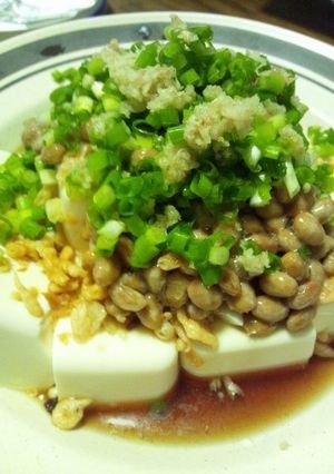 ＊超簡単！ぶっかけ納豆豆腐＊-レシピのメイン写真