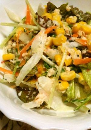 カニ缶とあまり野菜のサラダ-レシピのメイン写真