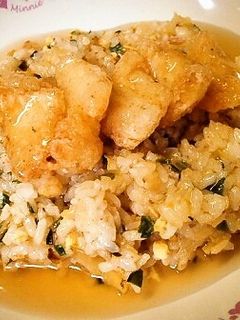 あんかけチャーハン☆かれいのから揚げのせ-レシピのメイン写真