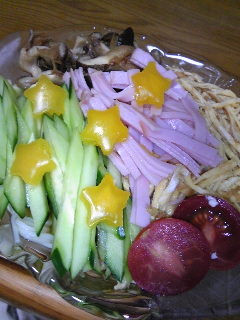 七夕素麺-レシピのメイン写真