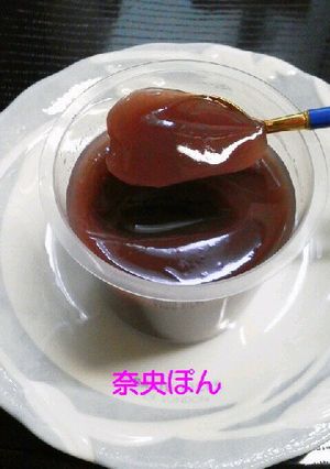 小1(2g)の粉寒天でとろける水ようかん-レシピのメイン写真