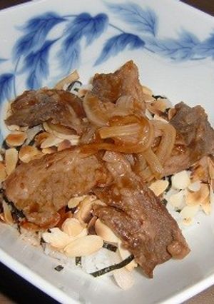 岩下の新生姜の恵み、カルビ丼-レシピのメイン写真
