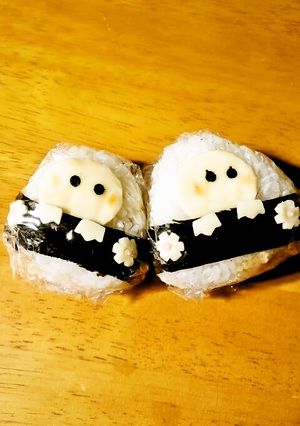 キャラ弁　☆バボちゃんおにぎり☆-レシピのメイン写真