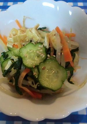 薄揚げと野菜のカラフル酢の物-レシピのメイン写真