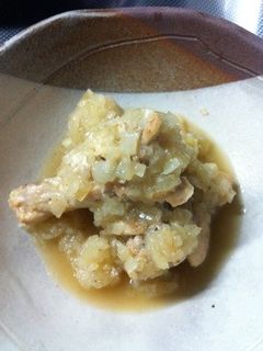 母の味 手羽元玉ねぎ煮込み-レシピのメイン写真