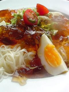 ひんやりジュレそうめん♪-レシピのメイン写真