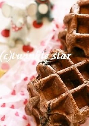 卵なし☆チョコワッフル-レシピのメイン写真